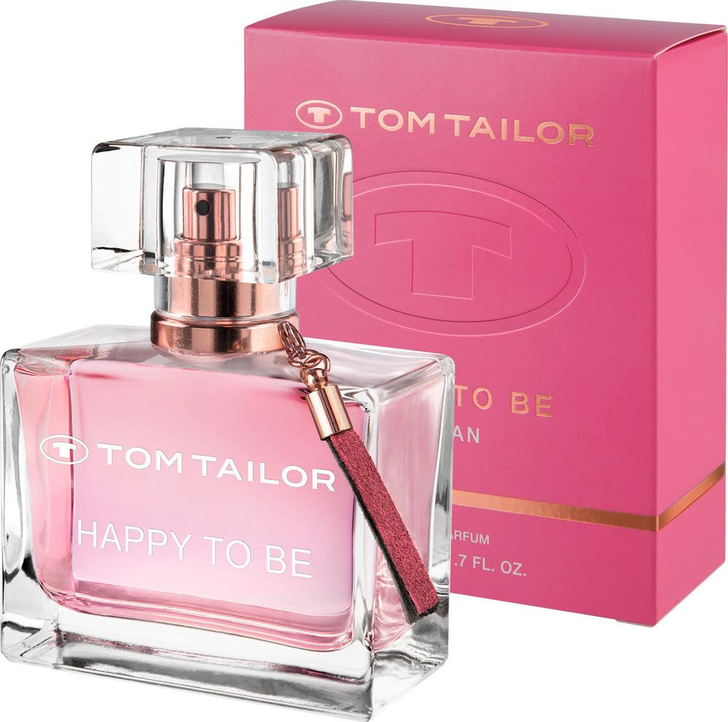 Tom Tailor Happy to Be Woman Perfume 50ml Floral Eau de Parfum for Women of All Ages Jasmine, Grapefruit, Vanilla & Amber