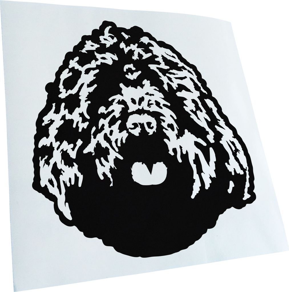 Kiwistar - Autoaufkleber - Portuguese water dog Hund - Neongrün - 11x10cm - Aufkleber für Auto, Laptop, Fahrrad, LKW, Motorrad mehrfarbig JDM Dec...