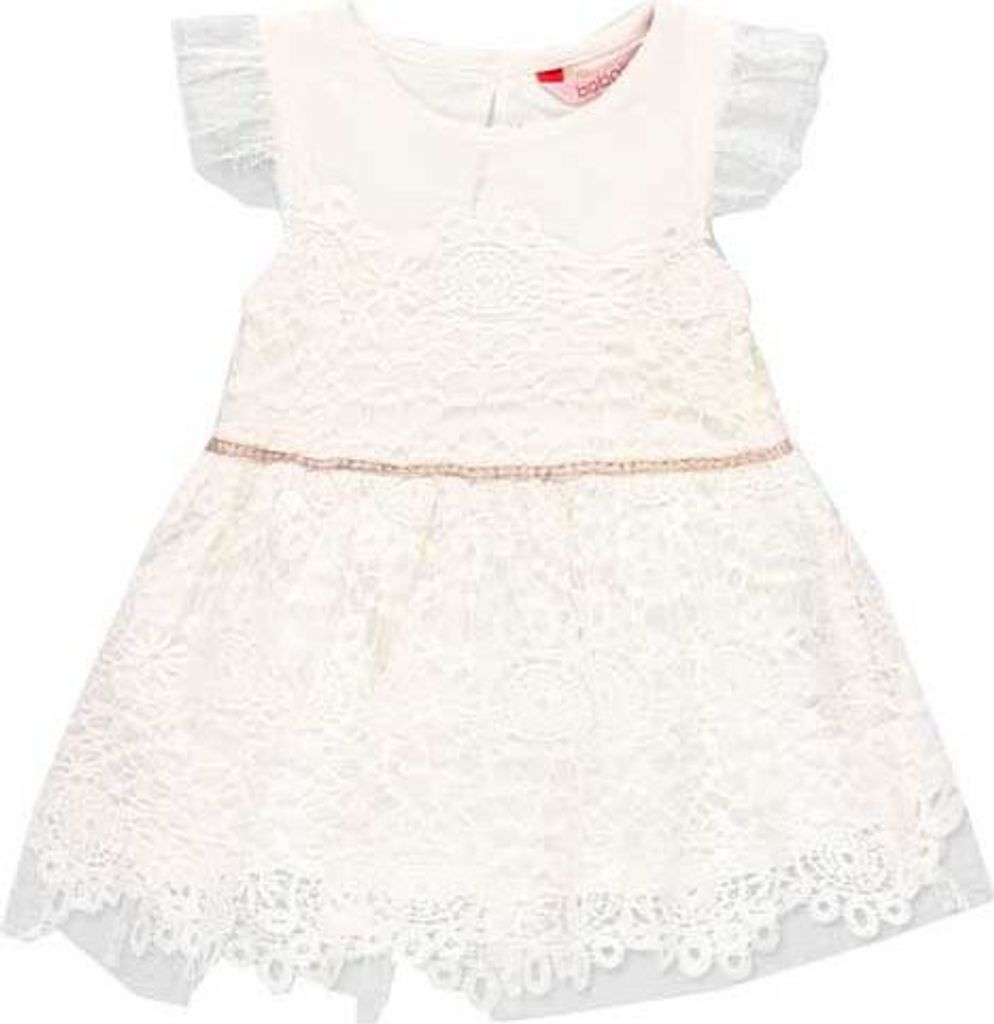 Boboli Guipure Kleid Weiß 6 Months Mädchen Weiß 6 Months