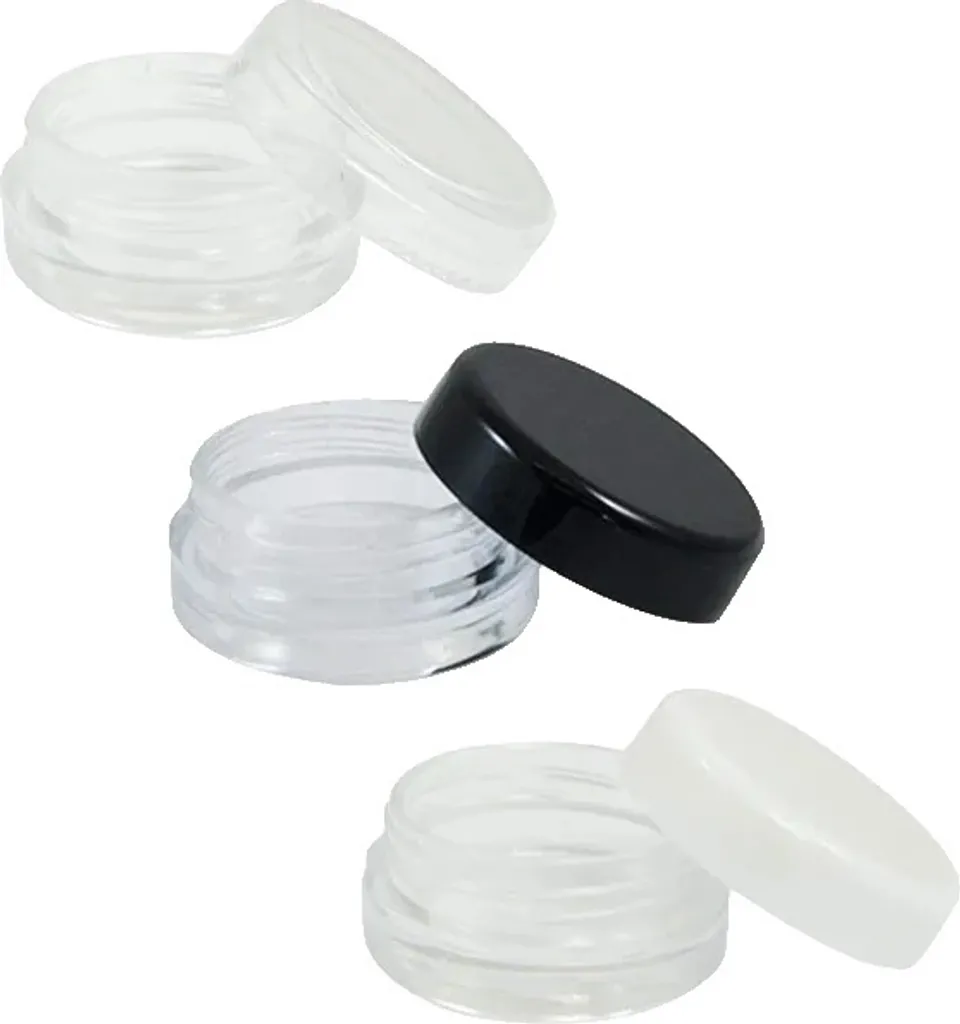 Petit pot cosmétique vide 20g transparent pour baumes et onguents