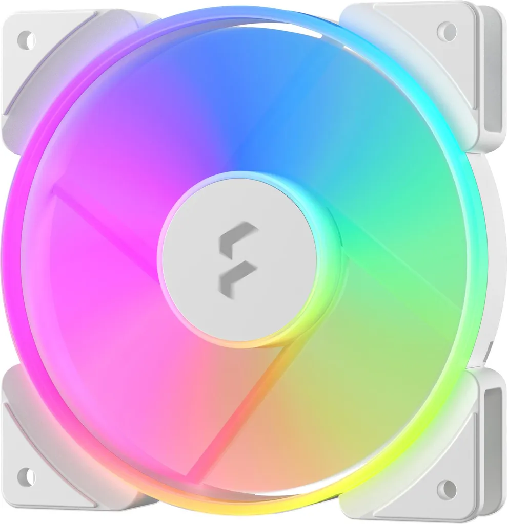 Fractal Design FD-FAN-PRI-AL12-PWM-WT FRACTAL DESIGN Lüfter Prisma AL-12 PWM 120mm RGB LED white