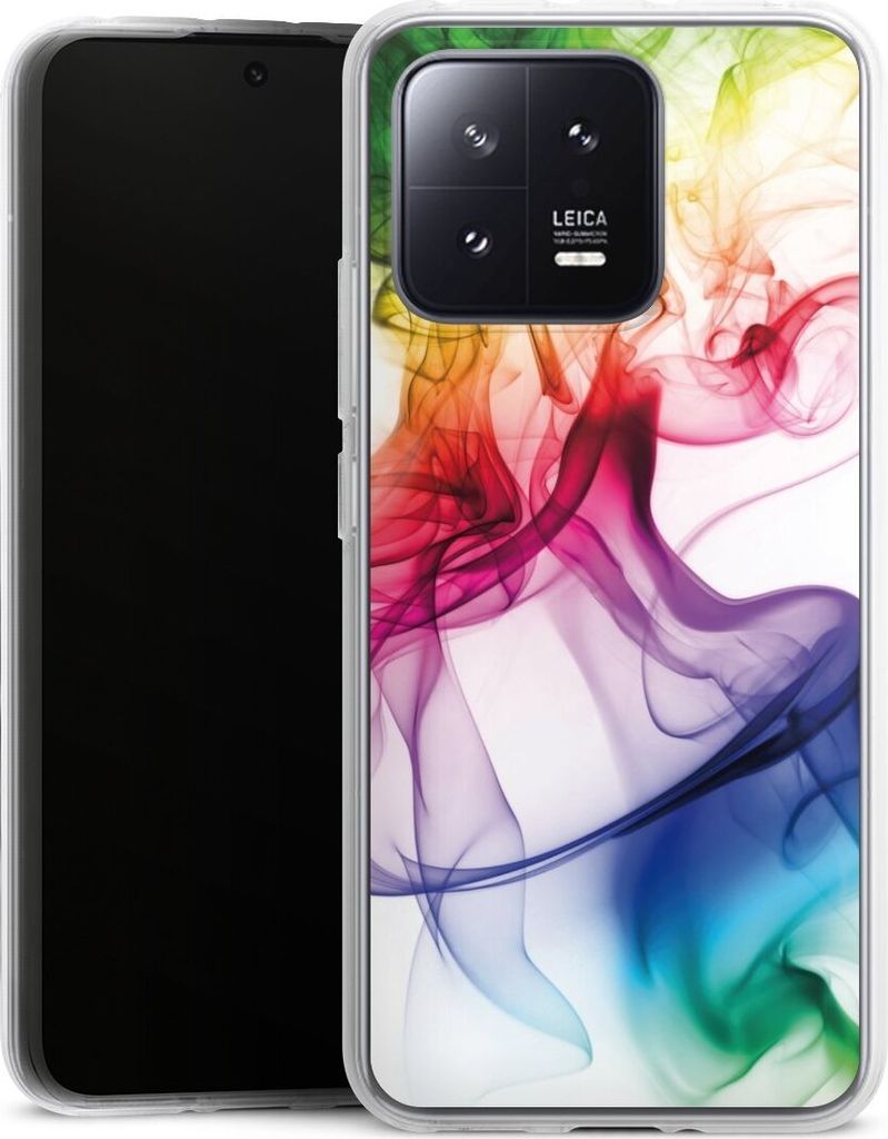 DeinDesign Handyhülle für Xiaomi 13 Silikon Hülle Case Smartphone Schutzhülle Farbe Regenbogen Wasser
