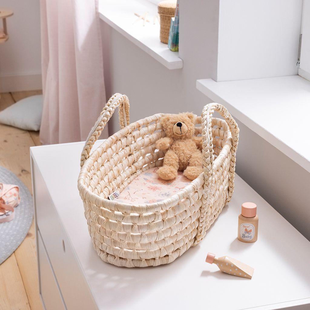 howa Puppenwiege aus Holz mit herausnehmbaren Produktbild 7