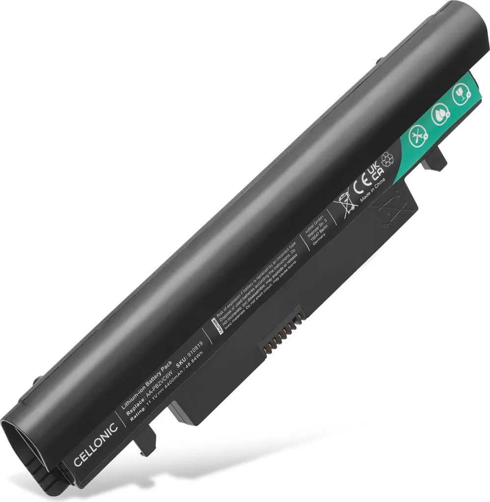 subtel Batteria di ricambio per Samsung N145 / N145 Plus / N150 / N150 Plus / NC10 Plus (Intel ATOM N450) 4400mAh laptop battery AA-PB2VC6W per pc portatile notebook
