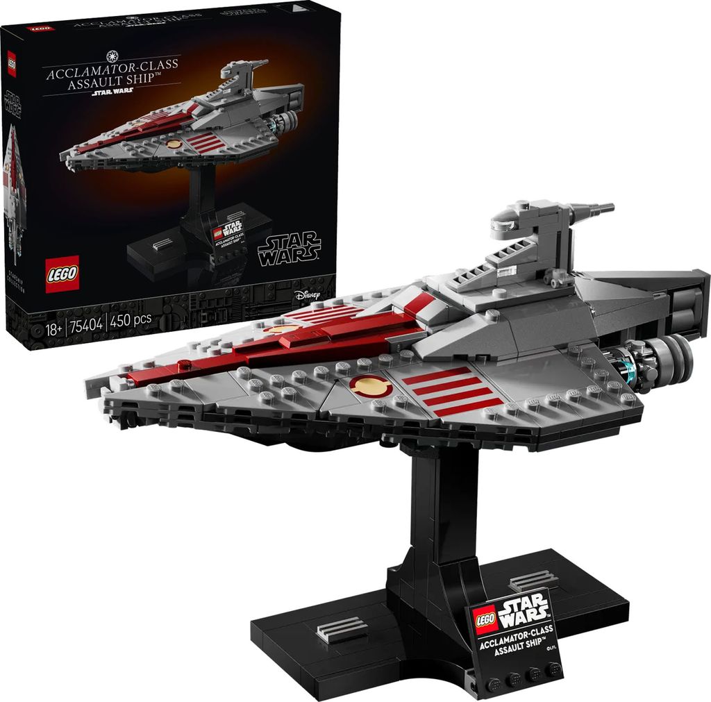 LEGO Star Wars 75404 Aanvalsschip van de Acclamator-klasse Productafbeelding 