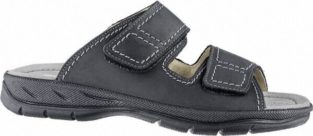 Jomos Herren Leder Pantoletten schwarz, Jomos Aircomfort Produktbild 