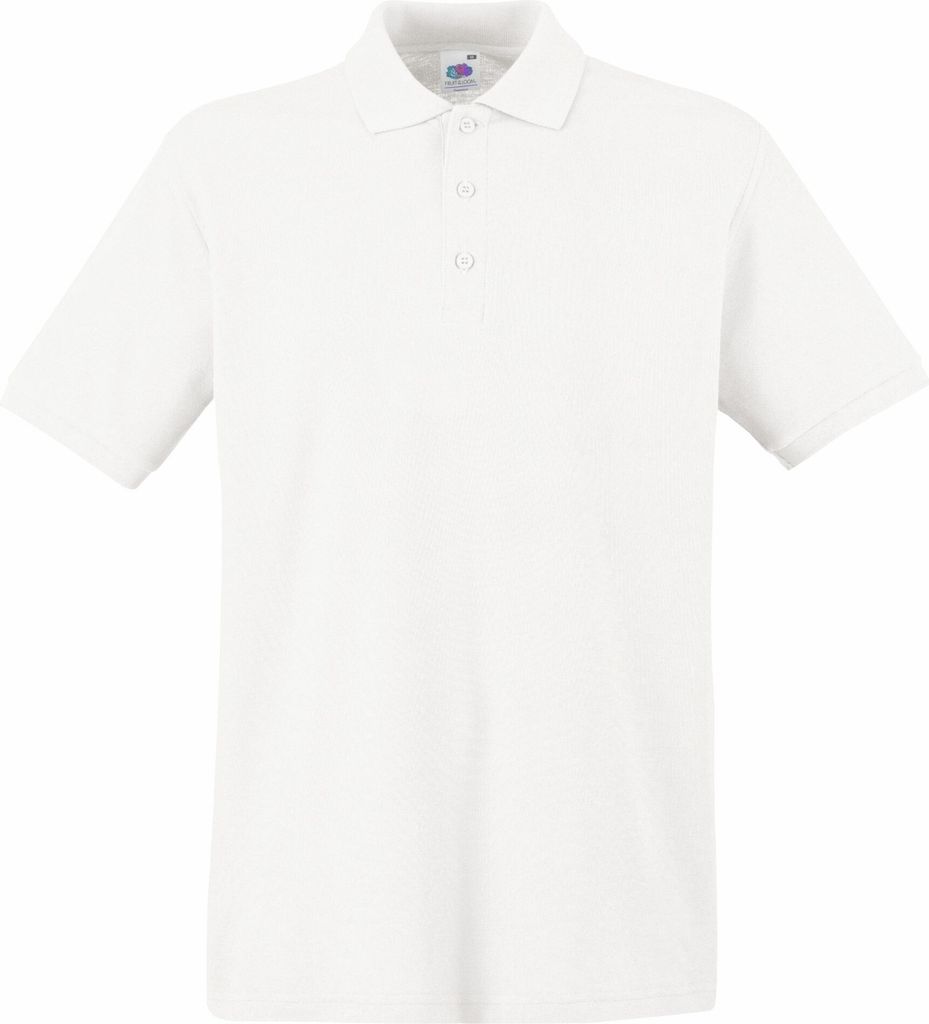 Piqué Polo | Fruit of the Loom (FOL63218), Farbe:white, Produktbild 