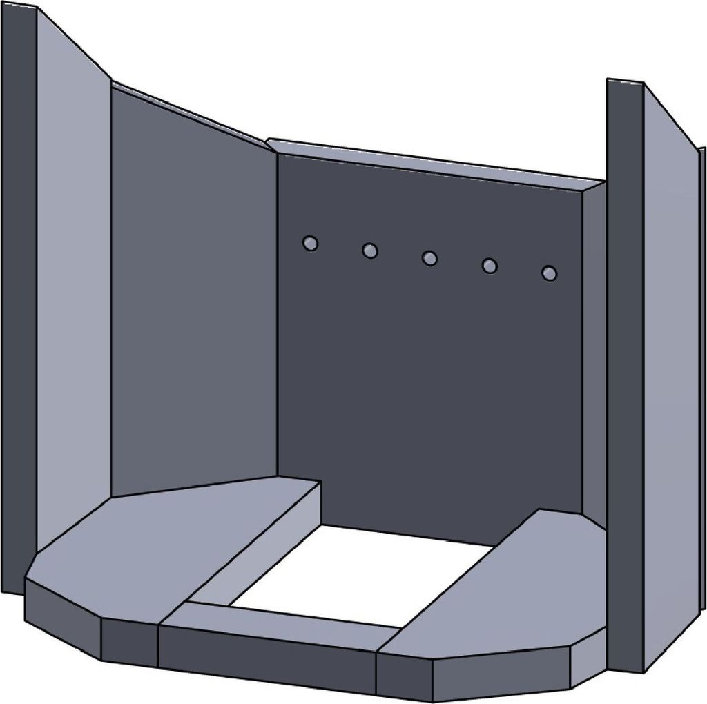 Feuerraumauskleidung - Passend für Justus Island Aqua B, Typ 7624** & weitere Kamin & Ofenmodelle inkl. Modellübersicht - Kaminofenauskleidung au...