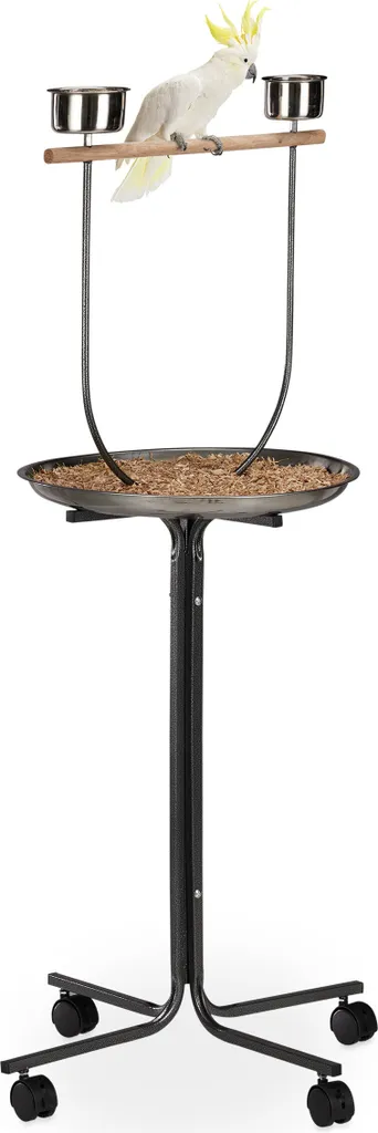 Relaxdays Perroquets en liberté - Figurine décorative de jardin 42 cm