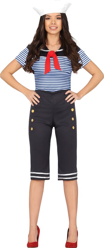 Matrosin Kostüm für Damen, Größe:S