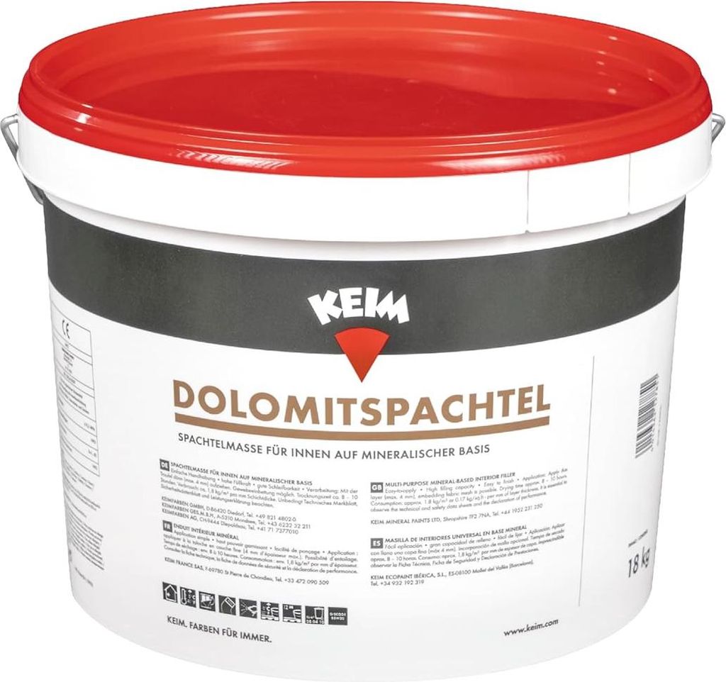 KEIM Dolomitspachtel 18kg Produktbild 