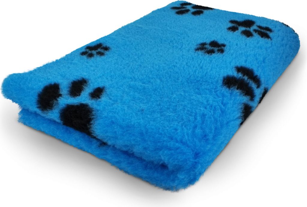 Vet Bed Hundedecke türkise große und kleine Pfoten Produktbild 