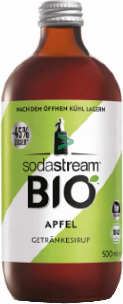 SodaStream 1024816490, 500 ml, Apfel, Gluten, water, sugar, Produktbild 