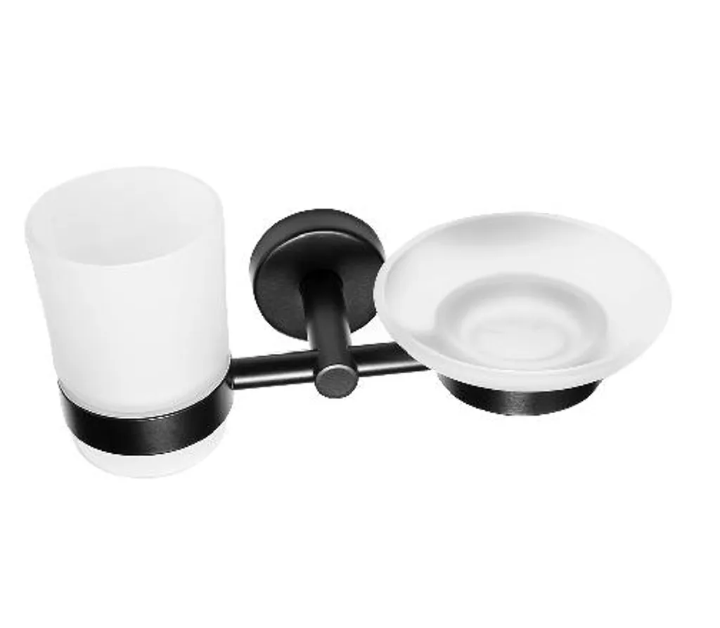 Porte-savon et gobelet mural pour optimiser votre lavabo Sanela 17N