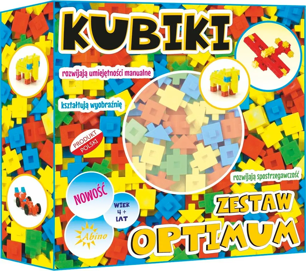 Blocs ABINO Kubiki Optimum AB 37008 : Finis les Jouets Cassables