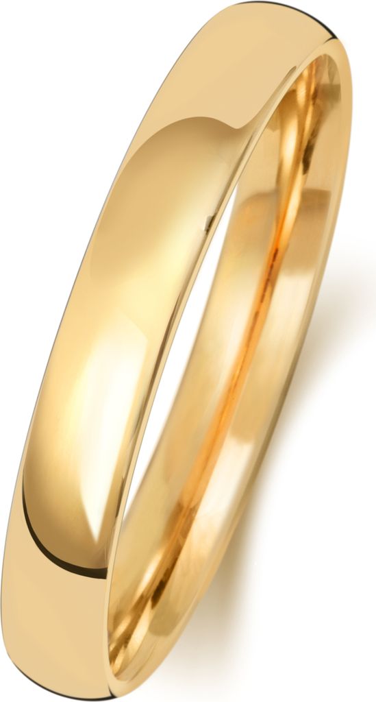 9 Karat (375) Gold 3mm Slight Court Form Herren/Damen - Trauring/Ehering/Hochzeitsring, 55 (17.5); TRS151039KYRSO