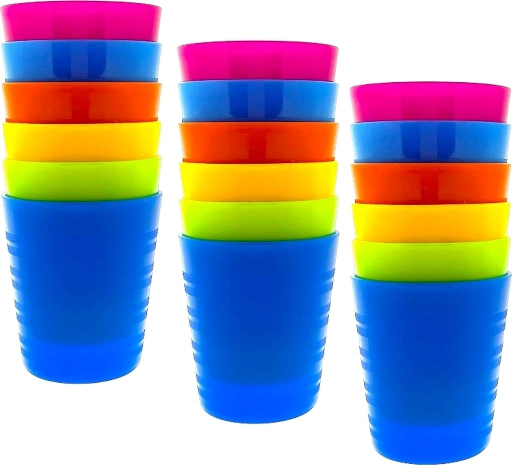 18 x gobelets incassables en plastique - sans BPA - 6 Image du produit 