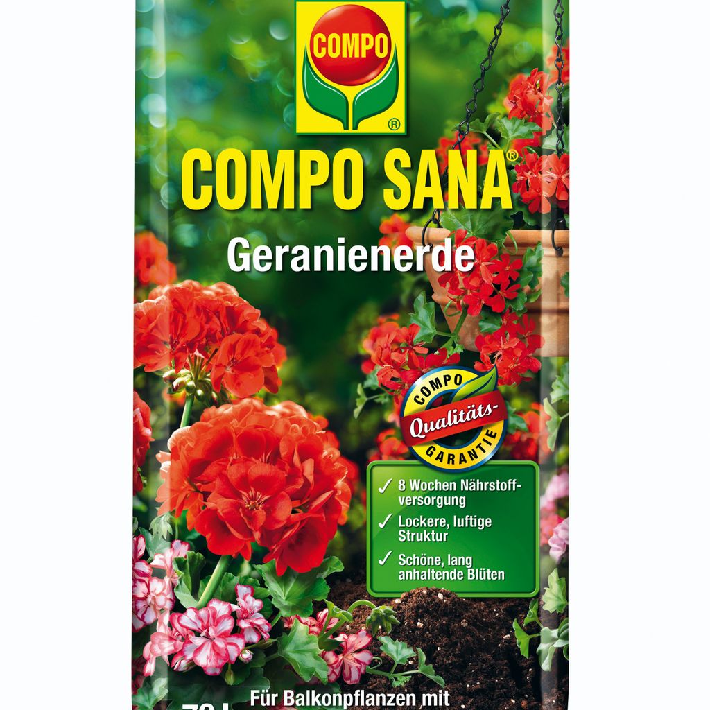 COMPO SANA® Geranienerde, 70 Liter Blumenerde Kaufland.de
