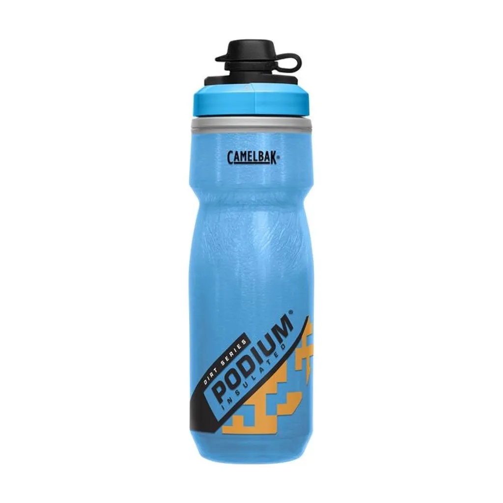 Bidon CamelBak Podium Dirt Chill 620 ml avec Bouchon Anti-Boue et Isotherme