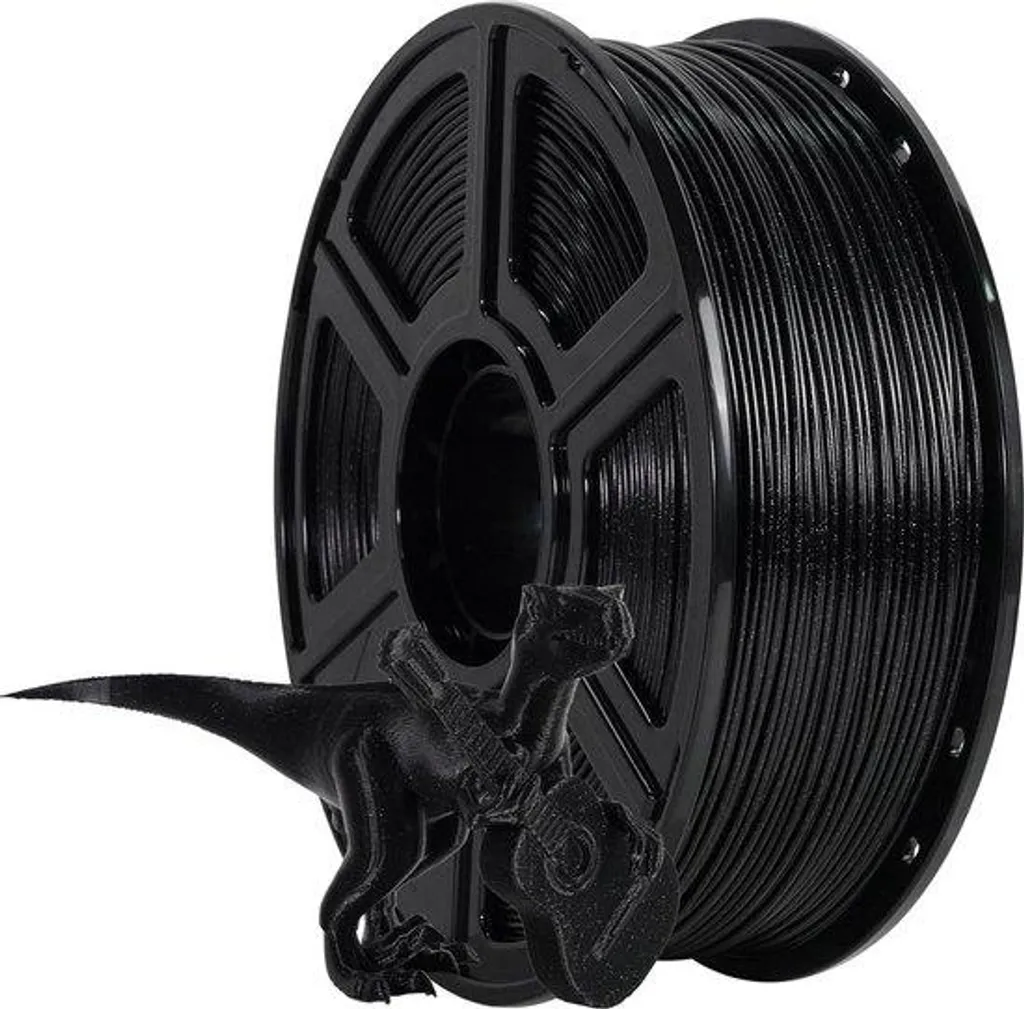Filament 3D Noir 1kg ultra précis +/- 0,02 mm pour finitions parfaites
