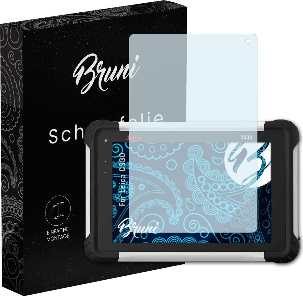 Bruni Basics-Clear 2x Schutzfolie kompatibel mit Leica CS30 Folie