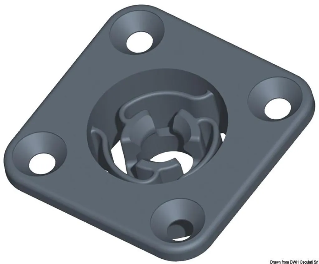 Fixation Delahousse Quick Fit-realign Osculati 10.341.03 auto-bloquante