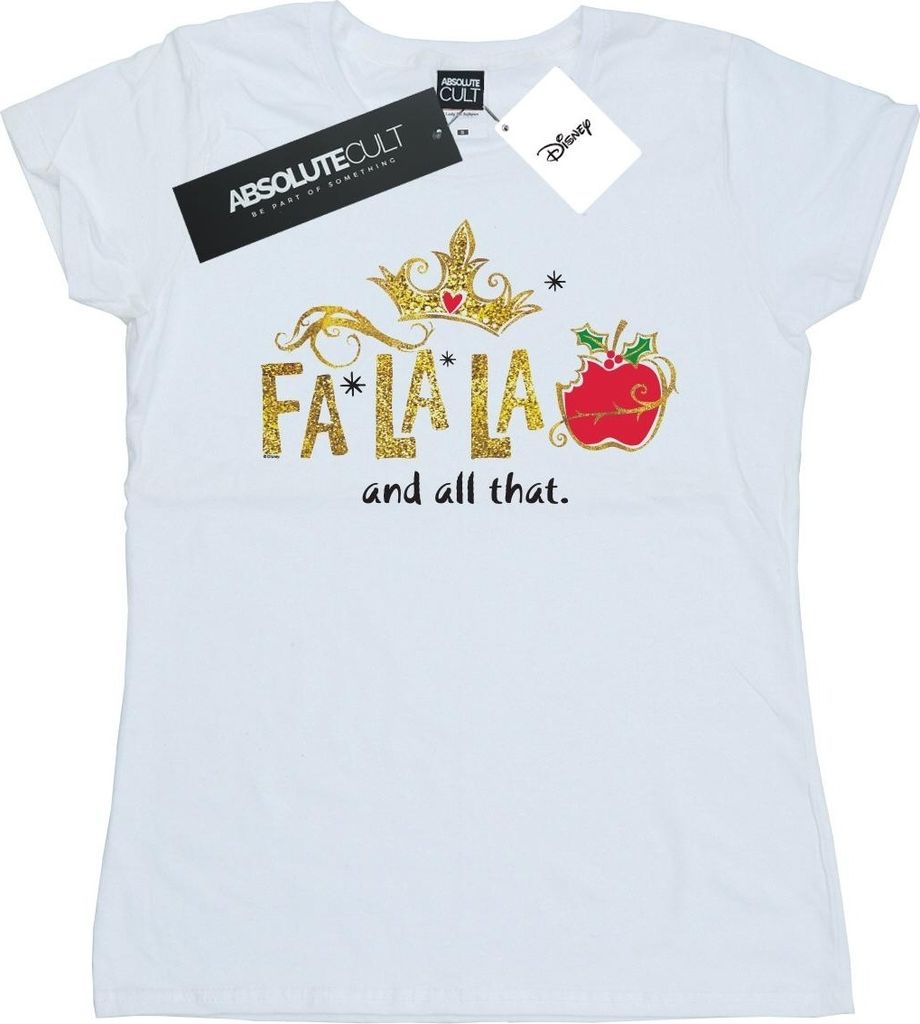 Disney - "FaLaLa And All That" T-Shirt für Damen BI37220 (L) (Weiß)