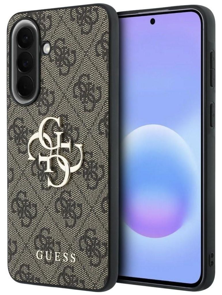 Handyhülle für Galaxy A37 5G, Guess Hardcase Leather, Braun Produktbild 