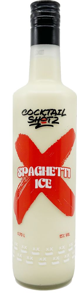 Cocktail Shotz Spaghettieislikör Spaghetti Eis Likör 0,7l Produktbild 
