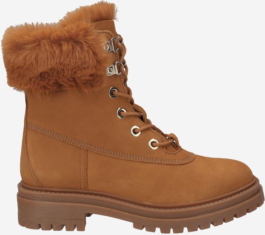 GEOX IRIDEA, Warmfutter, Boots in Braun/ Cognac/ Fuchsbraun für Damen, Größe 39