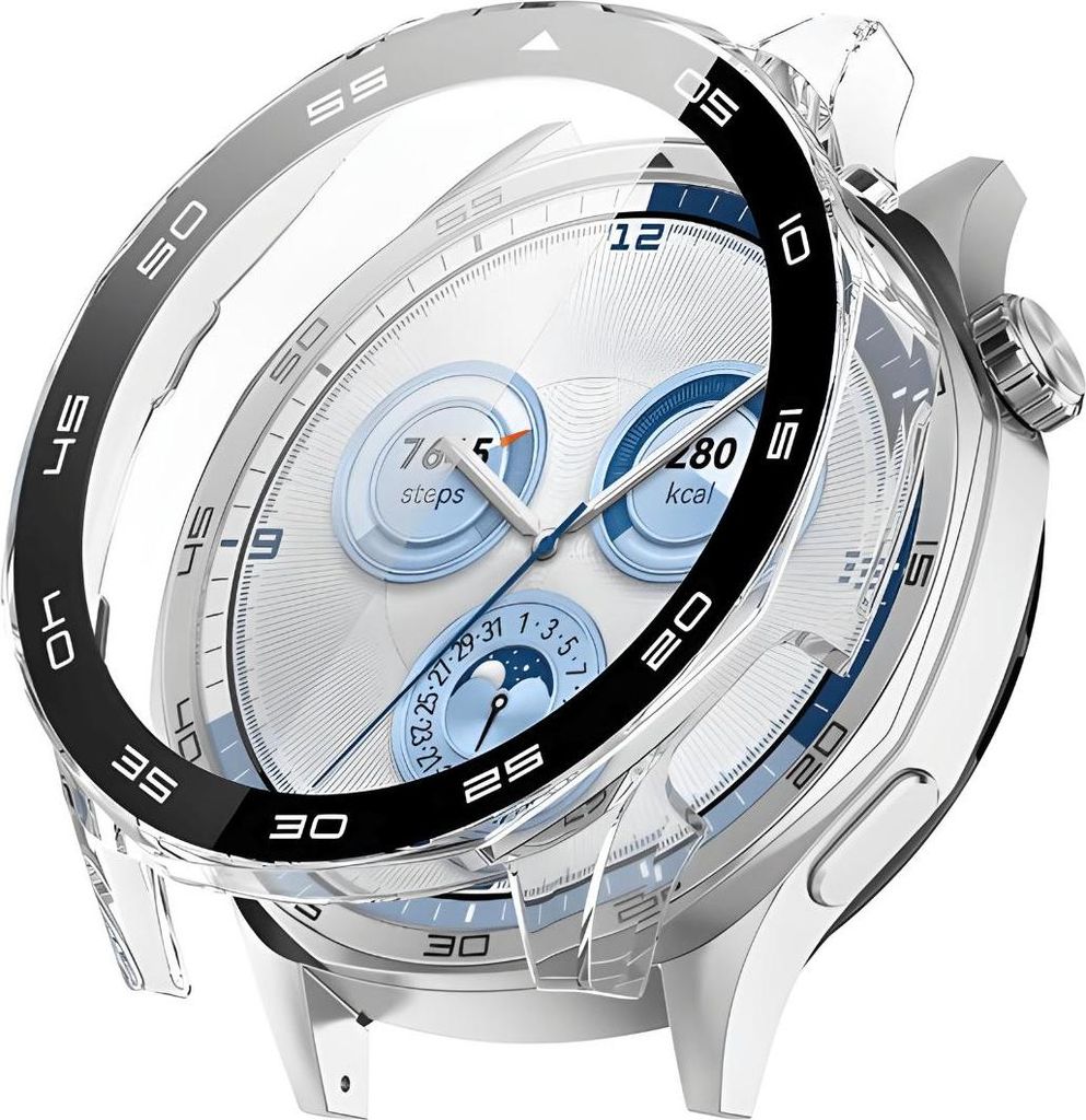 Hülle für Huawei Watch GT5 46mm Schutzglas Panzerfolie Display Screen Case 9H
