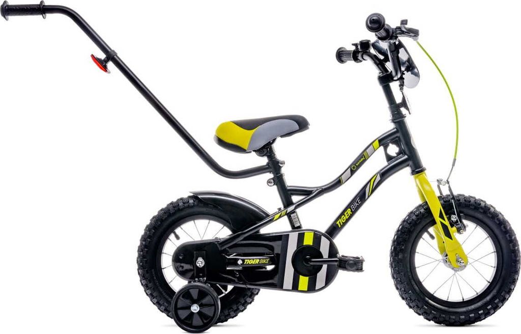 Sun Baby Tiger Bike Kinderfahrrad Jungen Fahrrad Stützräder 12 14 16 Zoll ab 2-6 Jahre BMX Kinder Fahrrad (12 Zoll, Grün)
