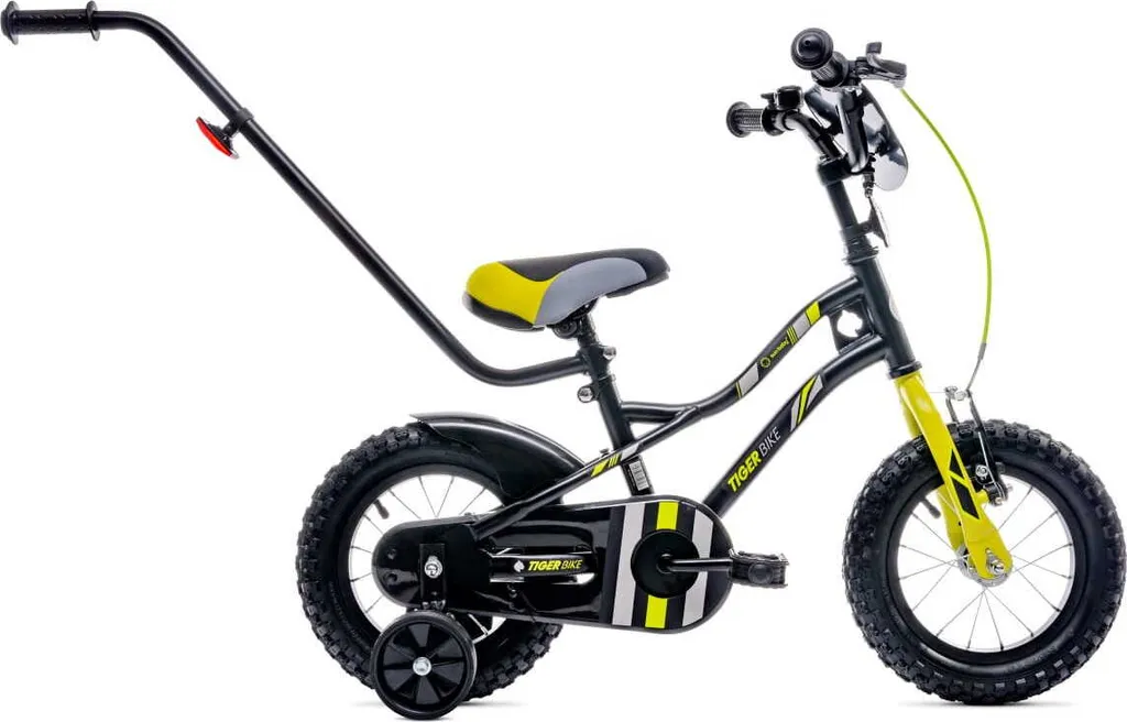 Sun Baby Tiger Vélo Enfant 12 Pouces Vert avec Petites Roues 2-4 Ans