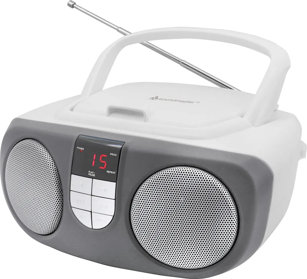 Soundmaster SCD1400WE Lettore CD Bianco - Rivivi la Tua Musica