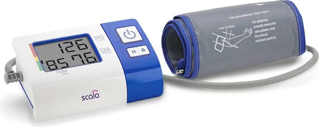 scala SC 7620 Oberarm-Blutdruckmessgerät, blau Produktbild 