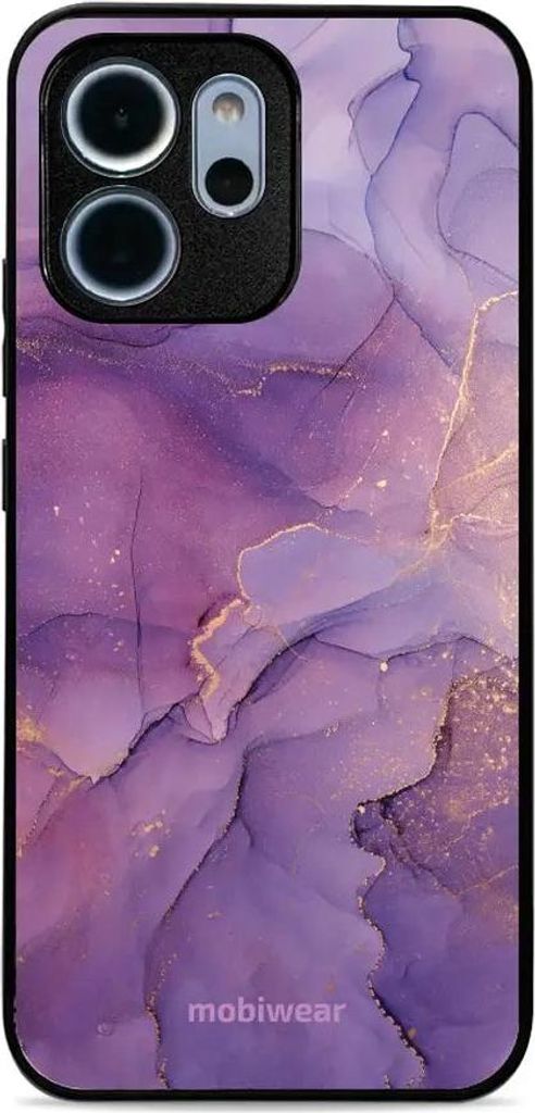 Handyhülle für Oppo Reno 14 F, Mobiwear Glossy Case, Violett