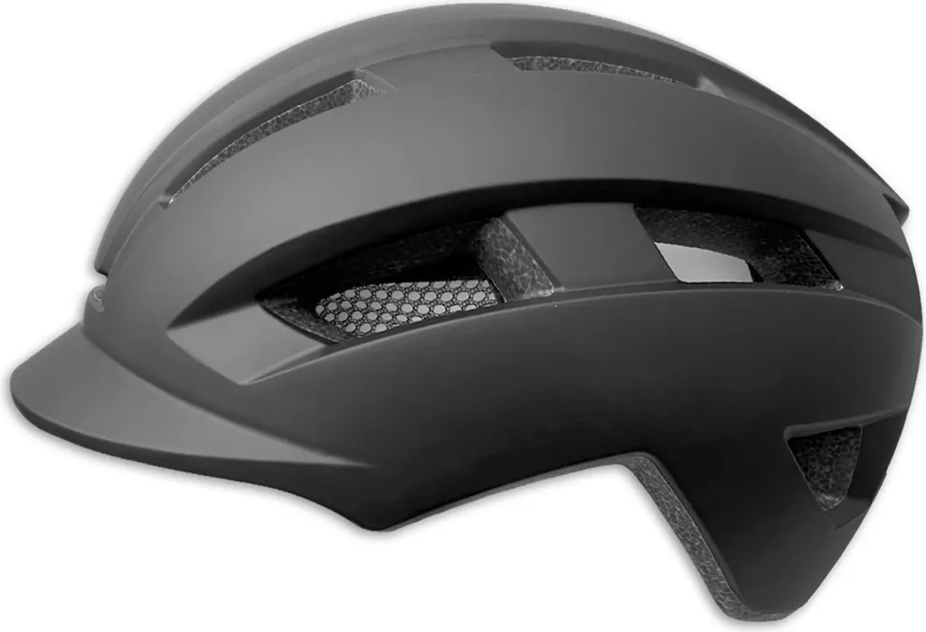 Casque pour cycliste urbain Lynx City Move Noir - Feu LED pour E-Bike