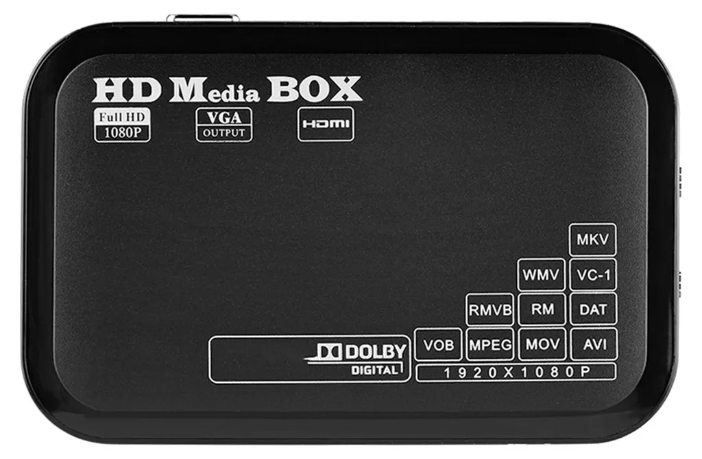 Lecteur Vidéo Full HD 1080P Compact Boîtier Multi-Format USB et MMC - 5