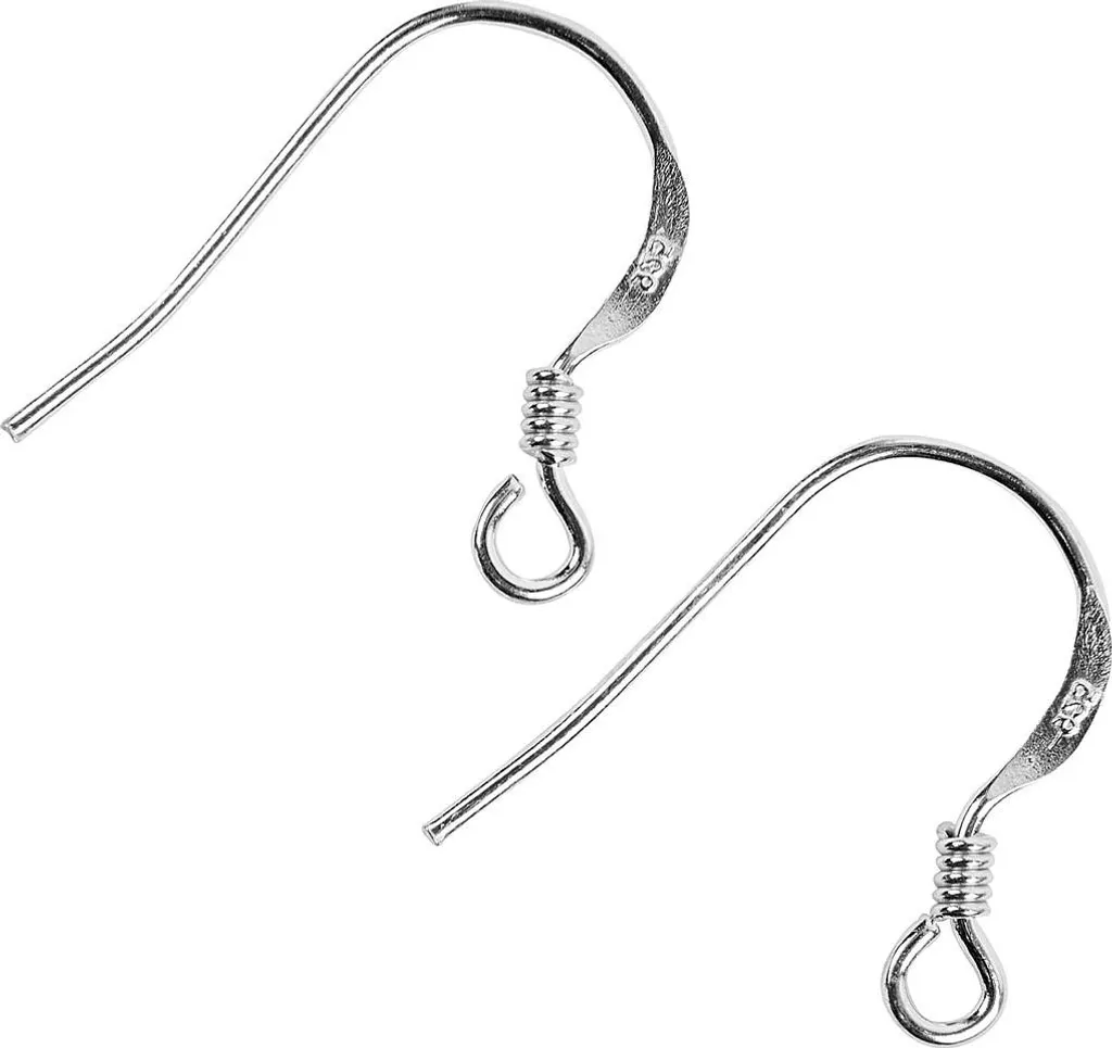 Apprêts boucles d'oreilles type crochets pour bijoux faits main - Lot