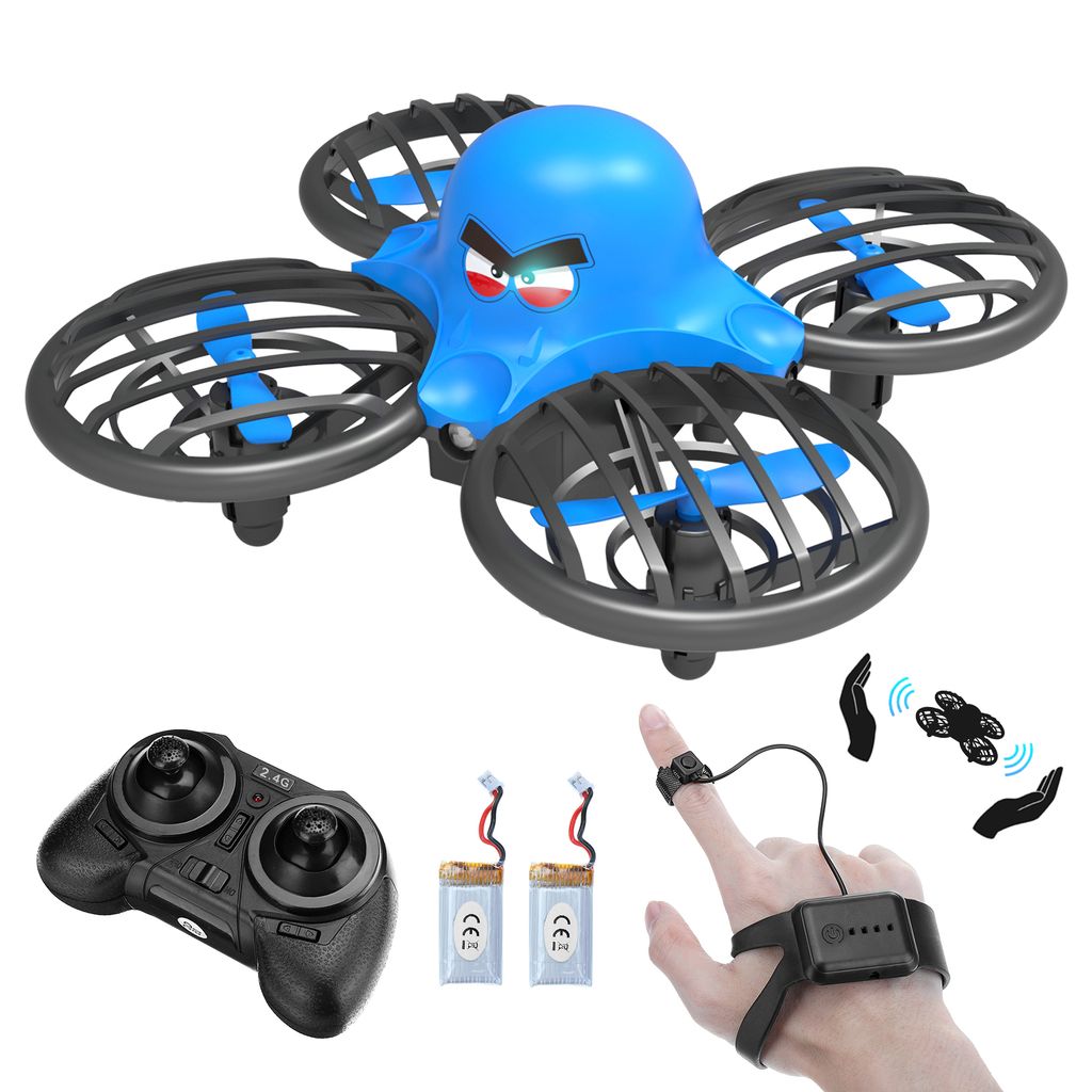 MINI Drohne Spielzeug UFO Quadrocopter fliegen Kunstflug Geschenk für Kinder DE 