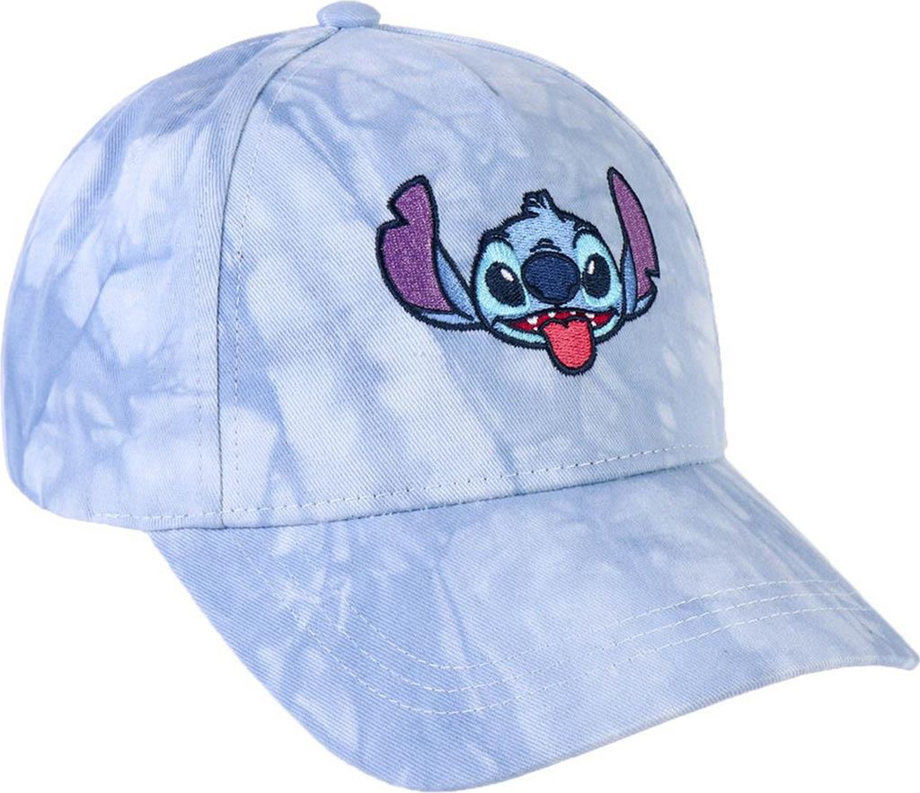 Mütze Gebogenes Visier Stitch Blau Produktbild 