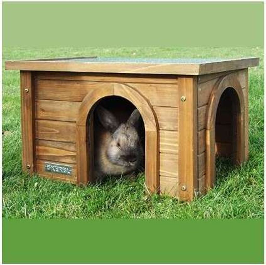 Kerbl 82852, Haus, Kaninchen, Holz, Bitumen, 320 mm, 450 mm Produktbild 