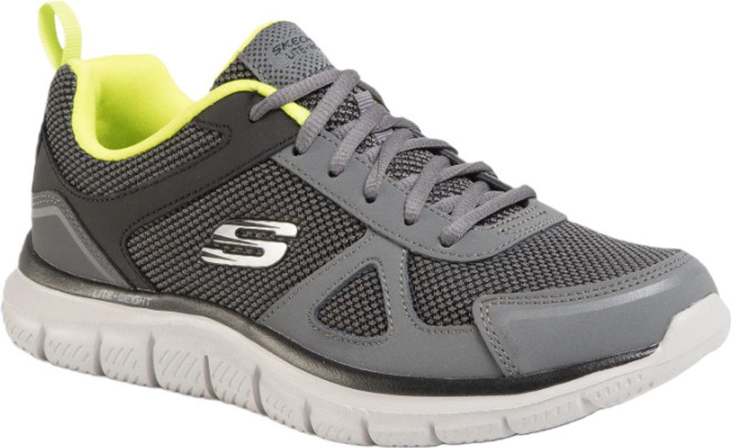 Skechers Herren Sportschuhe Track Bucolo Grau Leichtgewicht Produktbild 