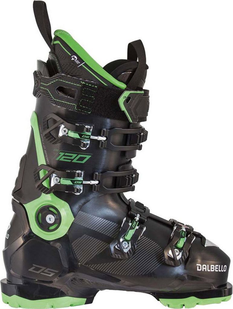 Dalbello Herren DS 120 MS Skischuhe, Black/Green Race, Mondogrösse 29.5 REDUZIERT