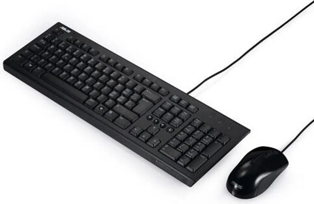 Kit Clavier Souris ASUS U2000 pour Télétravail - Connexion USB Noir IT