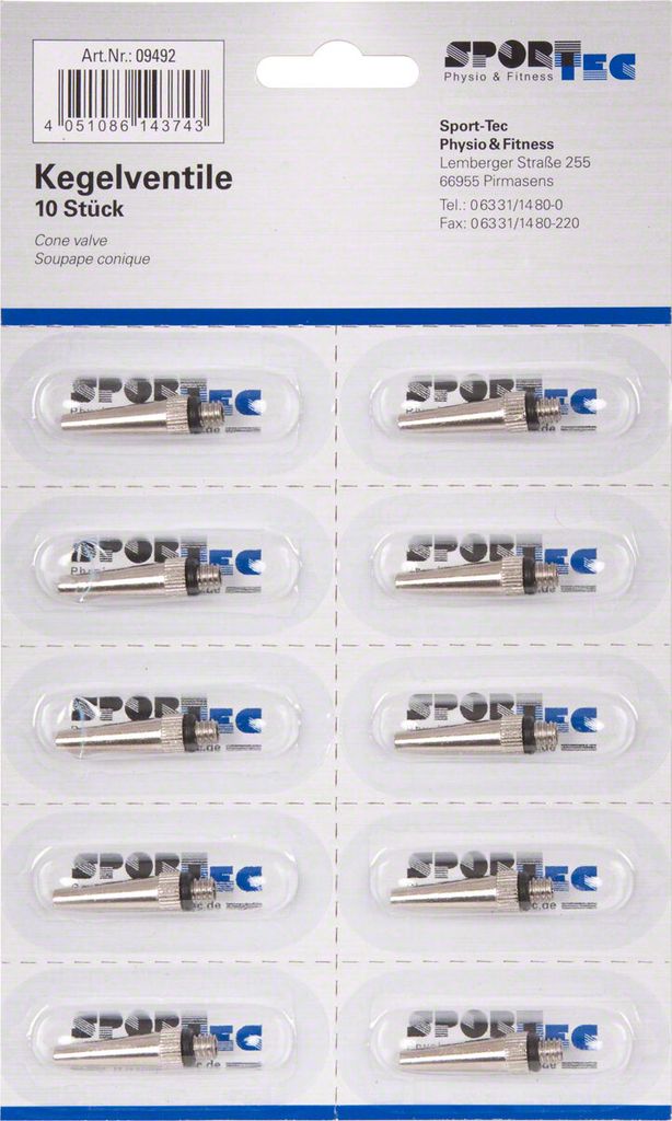 Kegelventil-Set, 10 Stück