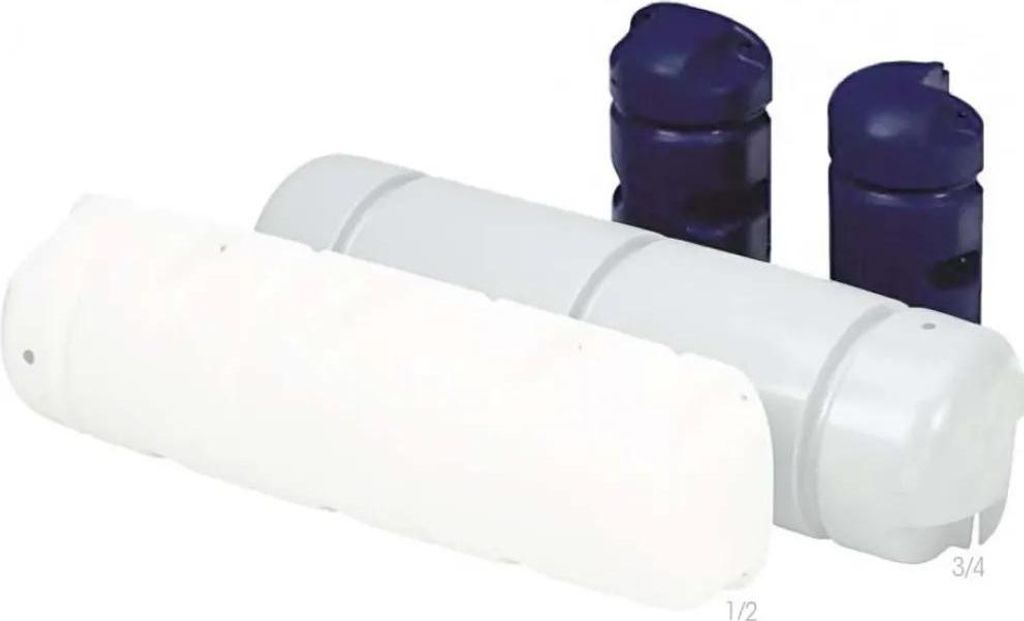 PLASTIMO Bumper 3/4, standard, blau,18x40cm