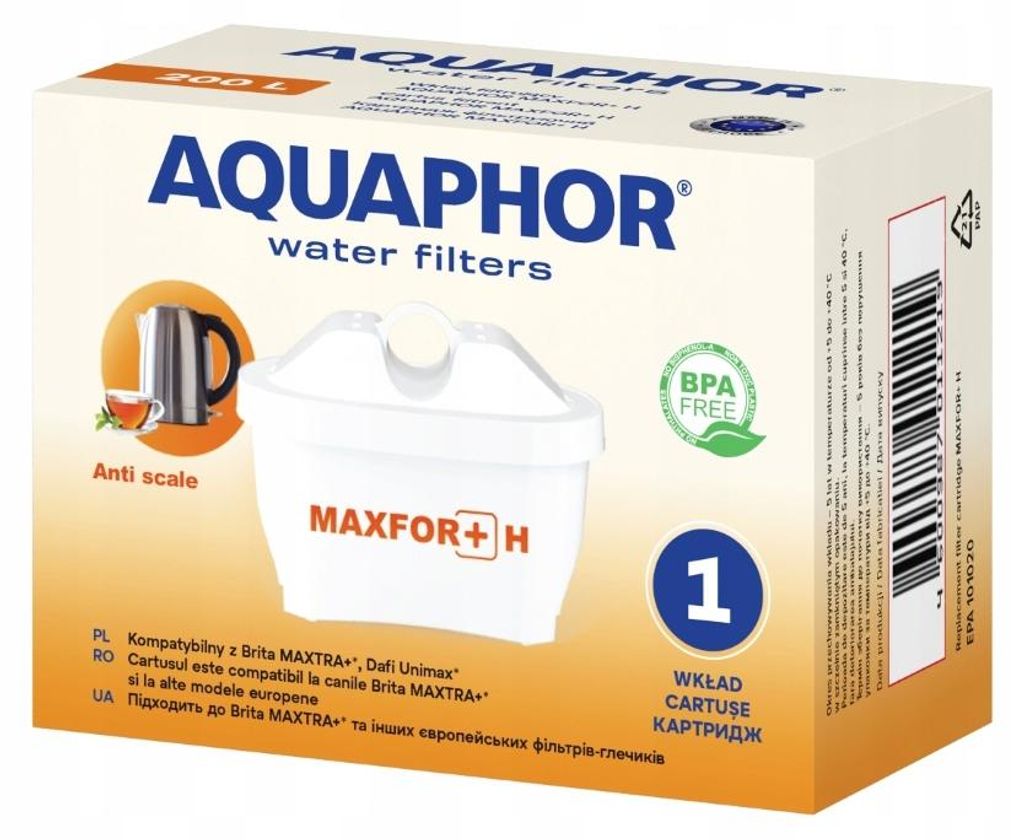 Aquaphor Wkład filtrujący Maxfor+ H Aqua 1 szt. Immagine del prodotto 