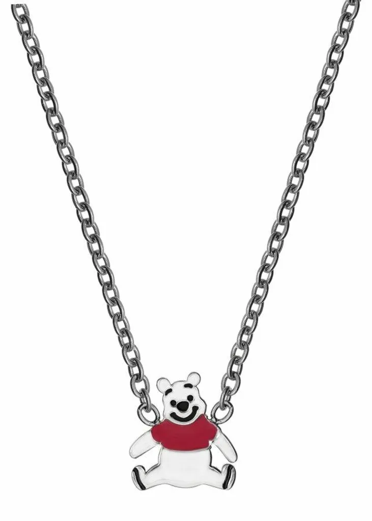 Idée cadeau Disney : Collier Winnie l'ourson en acier pour anniversaire