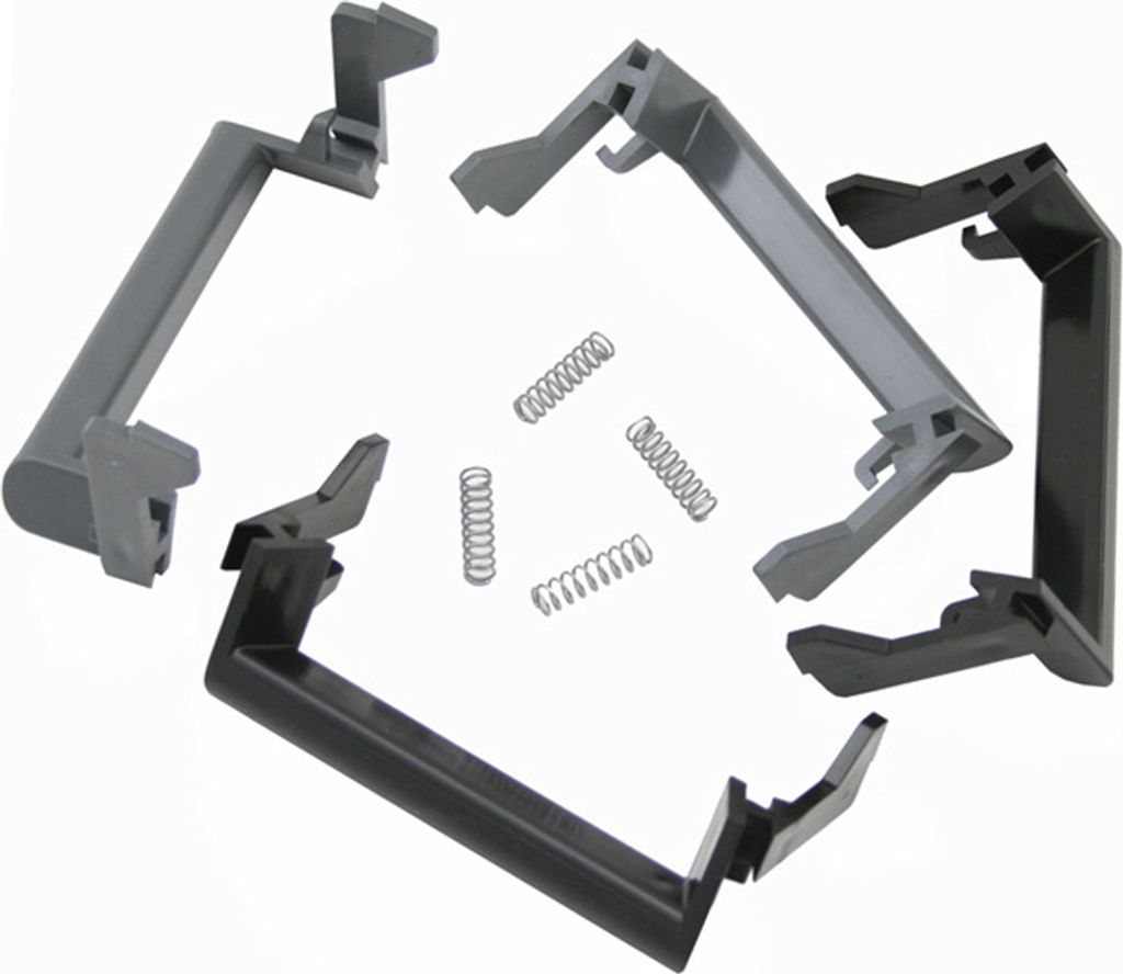 MPK Dachhaube Verriegelungsset Griffe für VisionVent M pro Modell 32, 42, 46, 47 grau schwarz